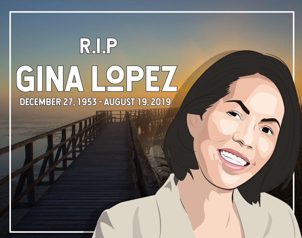 Former Denr Secretary Gina Lopez Dies At 65 Sagisag