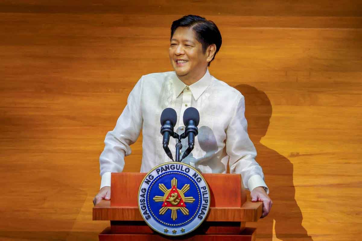 Marcos delivers first SONA. Photo courtesy of Marcos/Facebook. | SAGISAG PH