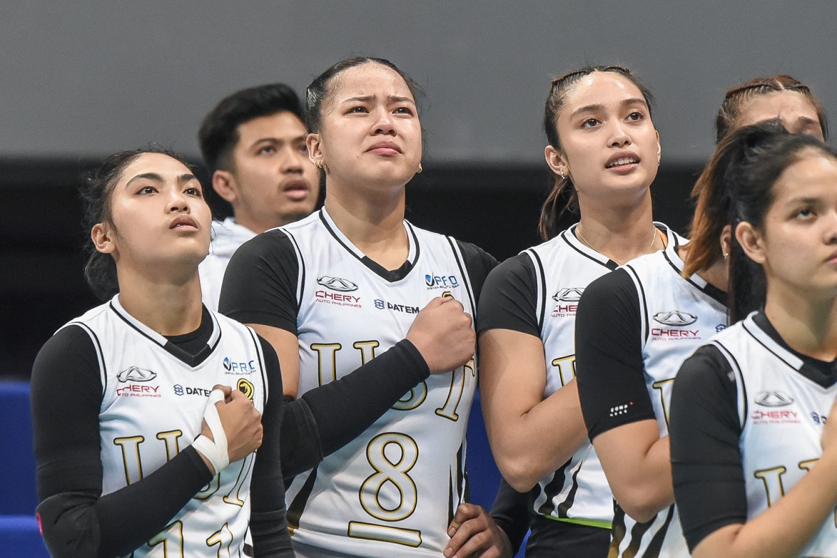 UAAP Volleyball: UST Coach KungFu Reyes hopes Eya Laure stays for one more season. Photo courtesy of UAAP | SAGISAG PH