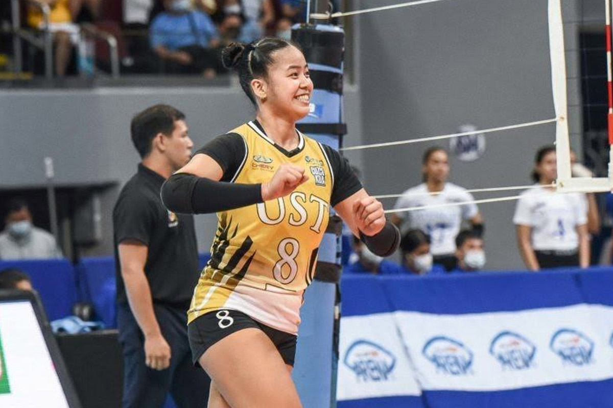 UAAP volleyball: Eya Laure of UST tops scoreboard after first round. Photo courtesy of UAAP | SAGISAG PH